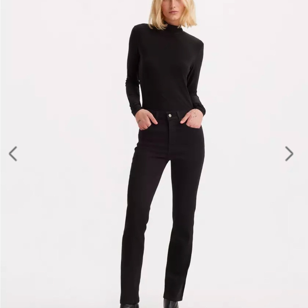 Levi’s 724 high rise straight crop jeans